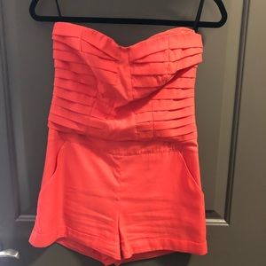 Bebe orange romper